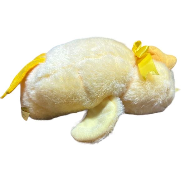 Vintage Union Toy 1982 Yellow Duck Plush Stuffed Animal Felt Feet Rare HTF - Picture 8 of 16